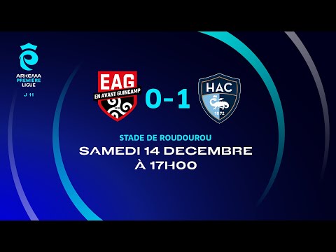 J11 I En Avant Guingamp – Havre AC (0-1) , le résumé I Première Ligue FFF 2024-2025