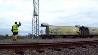 preview picture of video 'DL Mechanical Test Train Arrives At East Town'