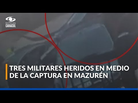 En cámaras quedó registrado el tiroteo en Mazurén, norte de Bogotá, durante operativo del Gaula