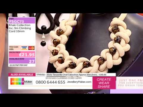 How To Make Macrame Jewellery - JewelleryMaker LIVE (am) 07/08/2015
