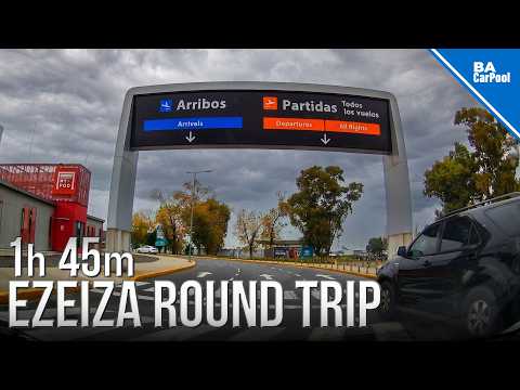 Ida y vuelta a Ezeiza | 1h45 de Rruta y Aeropuerto | #musicdrive