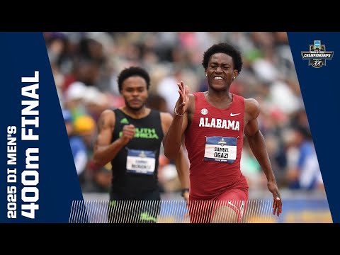 Men's 400m final - 2025 NCAA outdoor track and field championships