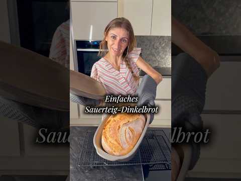 Moist sourdough spelt bread