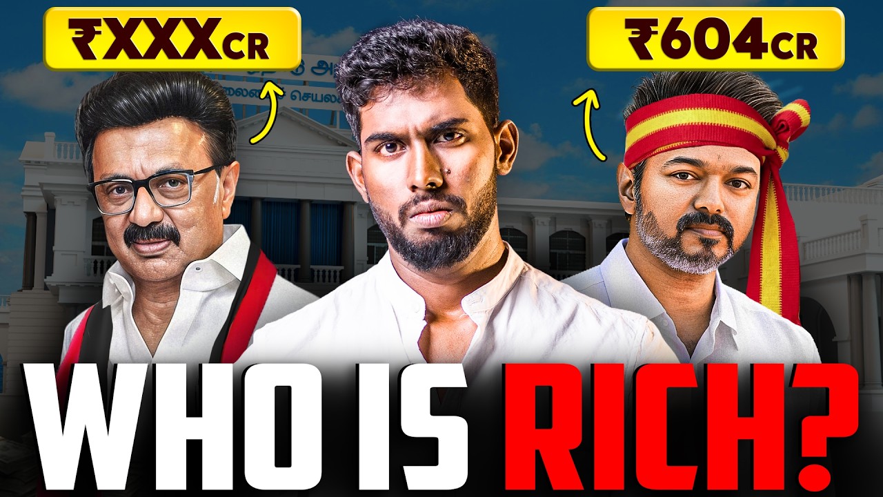 Net worth of CM Candidates Part-2🔥 | என்னது தங்கம் மட்டும் 19kg-aa😱! | #vijay #tnelection #tvk