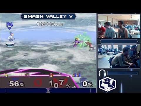 Smash Valley V Melee Doubles - iBDW + Ferris(B) vs Majersk + Randy Butter Nubs (R) - Winners Bracket