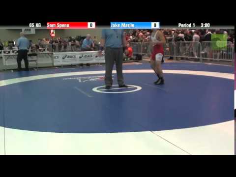 Men`s Freestyle 65 KG Sam Speno vs. Jake Marlin