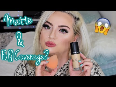 APPROVED OR BOOED?! | Dose of Colors Meet Your Hue Foundation Review & Wear Test 😱
