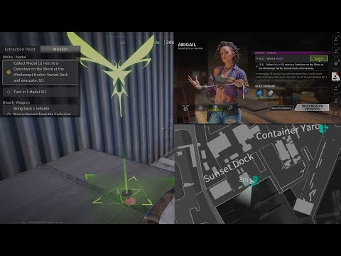 (LOST LIGHT) Abigail WHITE - MEDAL = Medal Location on Windswept Harbor