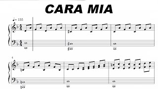 Baccara - Cara mia Sheet Music
