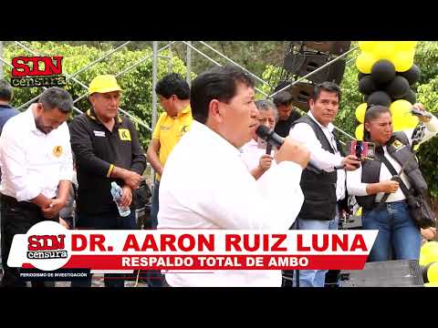 SINCENSURA HUANUCO, ENTREVISTA AL DR.AARON RUIZ LUNA,ALCALDE PROVINCIAL DE AMBO.