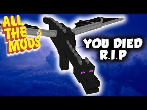 Ender Drache Zu Stark?! - #78 - All The Mods 3 - Minecraft 1.12 Modpack