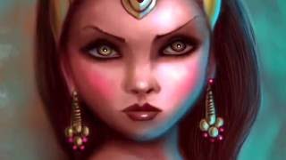 Aztec Queen digital painting 3