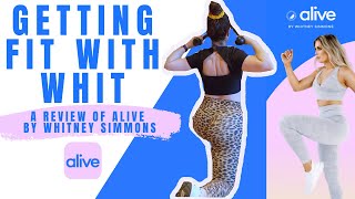 I TRIED WHITNEY SIMMONS' WORKOUT APP 'ALIVE' | Getting fit with Whit | Honest, in-depth review