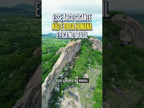 Um arco de granito gigante no meio de Pernambuco, e quase ninguém conhece. Você já viu? 😮