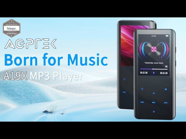 Vídeo relacionado con AGPTEK 32GB Reproductor MP3 Bluetooth 5.3, MP3 con Altavoces, HiFi Lossless Music Player Portátil, Radio FM/Soporte de Grabación, MP3 Deportivo, (Auriculares no incluidos), Azul