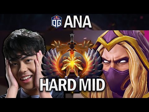OG.ANA INVOKER - HARD MID - DOTA 2 7.27 GAMEPLAY