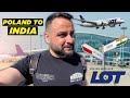 TRAVELLING TO INDIA FROM POLAND | LOT AIRLINES WARSAW-DELHI FLIGHT REVIEW