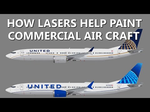 Laser Projections For Aircraft Template Paint Outlines