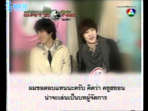 081122 Sat Zone - Siwon, Kyuhyun Interview [13MKH]