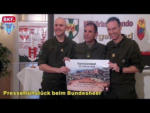 23. 1. 2019 - Neujahrs Pressefrühstück beim Bundesheer - CCM-TV.at / BKF