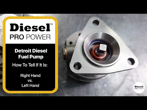 Fuel Pump For Detroit Diesel Engines - Right Hand vs Left Hand