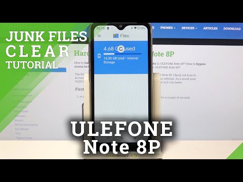 Delete Junk Files and Clean-Up Phone Memory - ULEFONE Note 8P