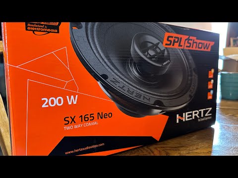 HERTZ SX 165 Neo Speakers, No Amp, Harley Davidson