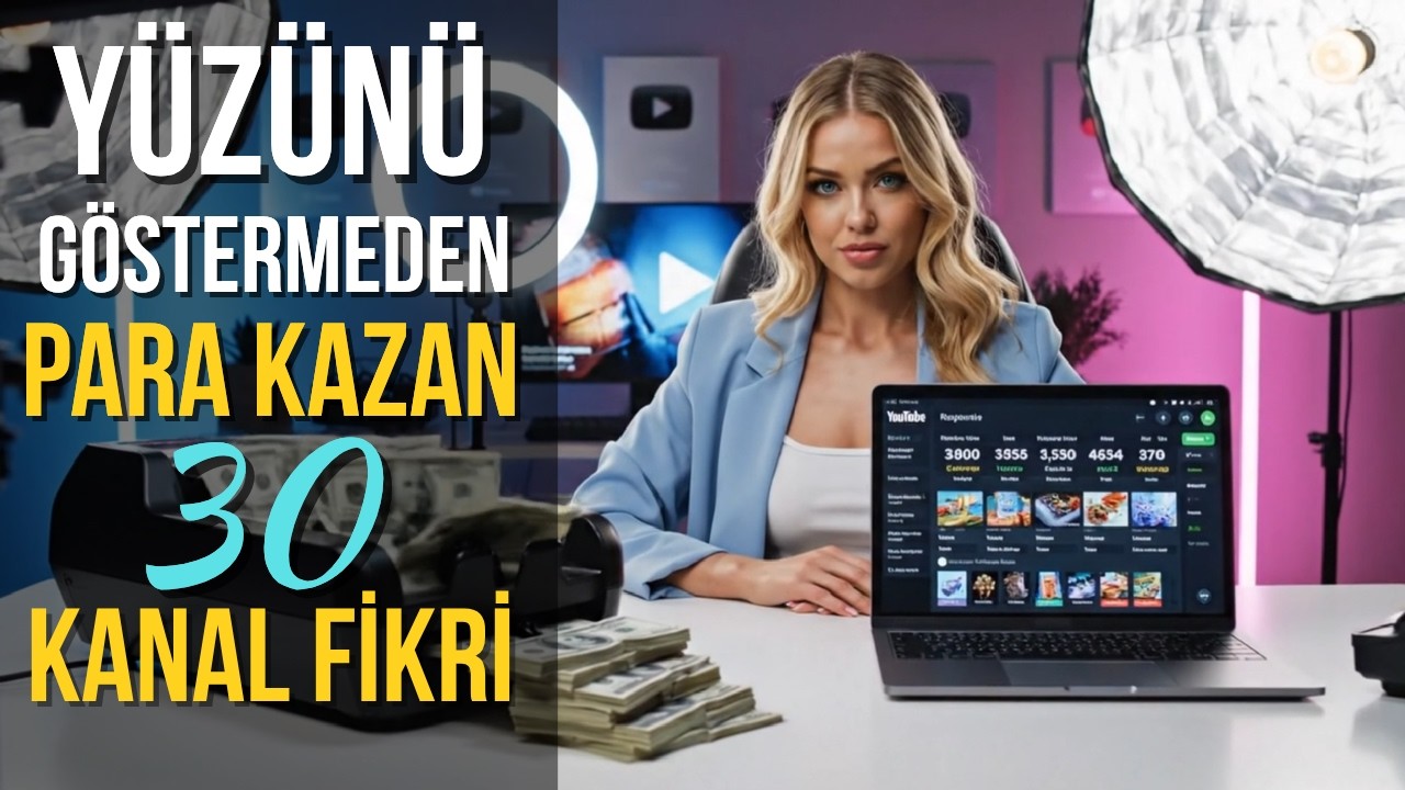 YOUTUBE 30 KANAL FİKRİ - 2026'DA YÜZÜNÜ GÖSTERMEDEN PARA KAZAN