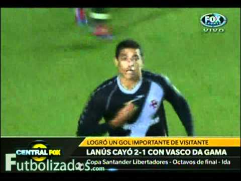 Vasco da Gama 2 - Lanús 1. Copa Libertadores 2012.