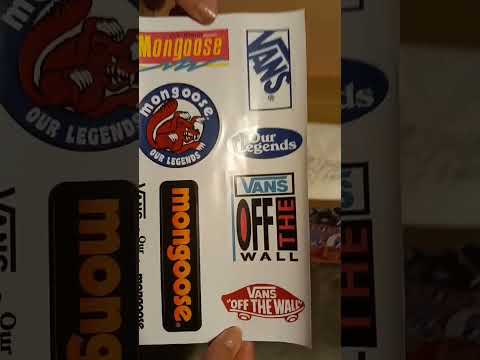 Unboxing Limited Edition Mongoose Van's #shorts #vans #mongoose #bmx #crujones #rad #shoes