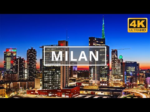 Milan, Italy 🇮🇹 | 4K Drone Footage (With Subtitles)