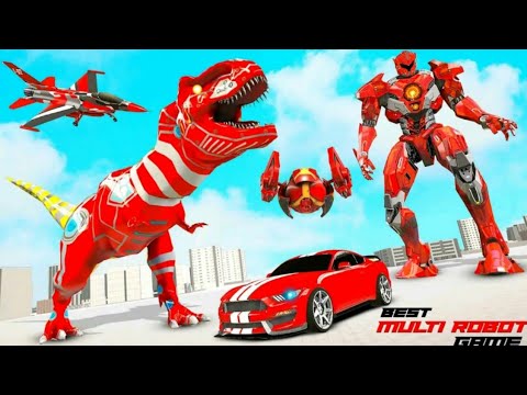 Army Dino Robot Car Games 3D Gameplay