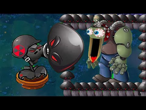 Doom Gatling Pea X Doom Shroom VS Doom Dr.Zomboss Giga - Plants vs Zombies Hack pro