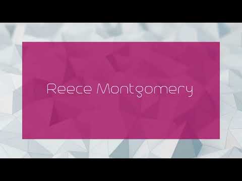 Reece Montgomery - appearance