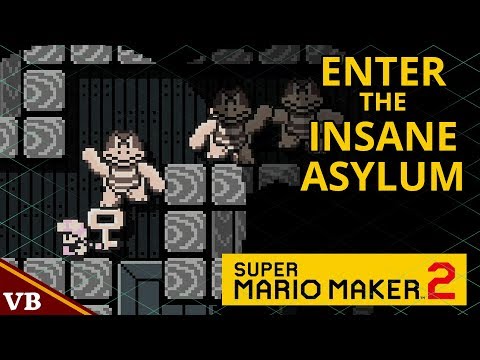 Super Mario Maker 2: Spooky Levels Part 2 - Insane Asylum
