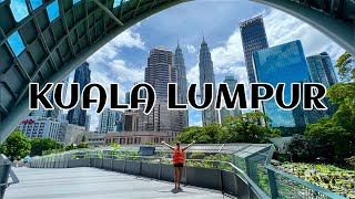 KUALA LUMPUR, Maleisië - ALLE sights met FIETSTOCHT en Petronas TWIN TOWERS