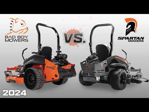 Bad Boy Rebel Vs. Spartan RT-HD | Commercial Zero Turn Mower Comparison Video 2024