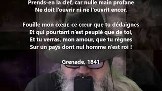 Kadr z teledysku Jʼai dans mon cœur tekst piosenki Théophile Gautier
