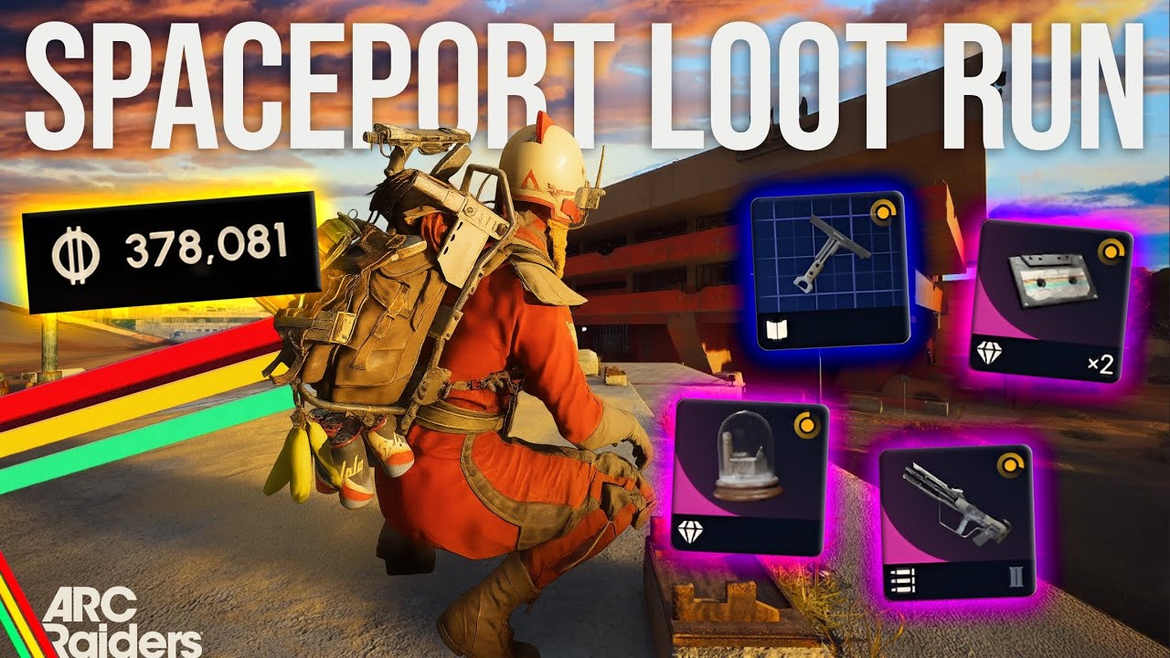 BEST Spaceport Rare Loot Route for Blueprints & 150k Coins in ARC Raiders!