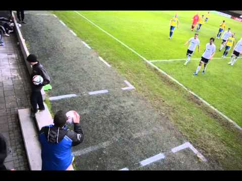 Stevie Lennon half-time shout out - FH v Grindavik