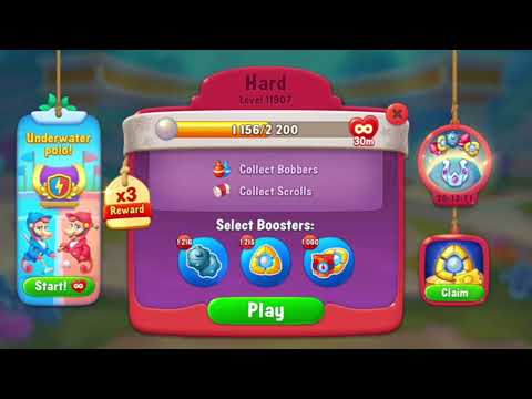 Fishdom  Level 11901 - 11910 (First Try) 🐟 + Mini Game 🐟