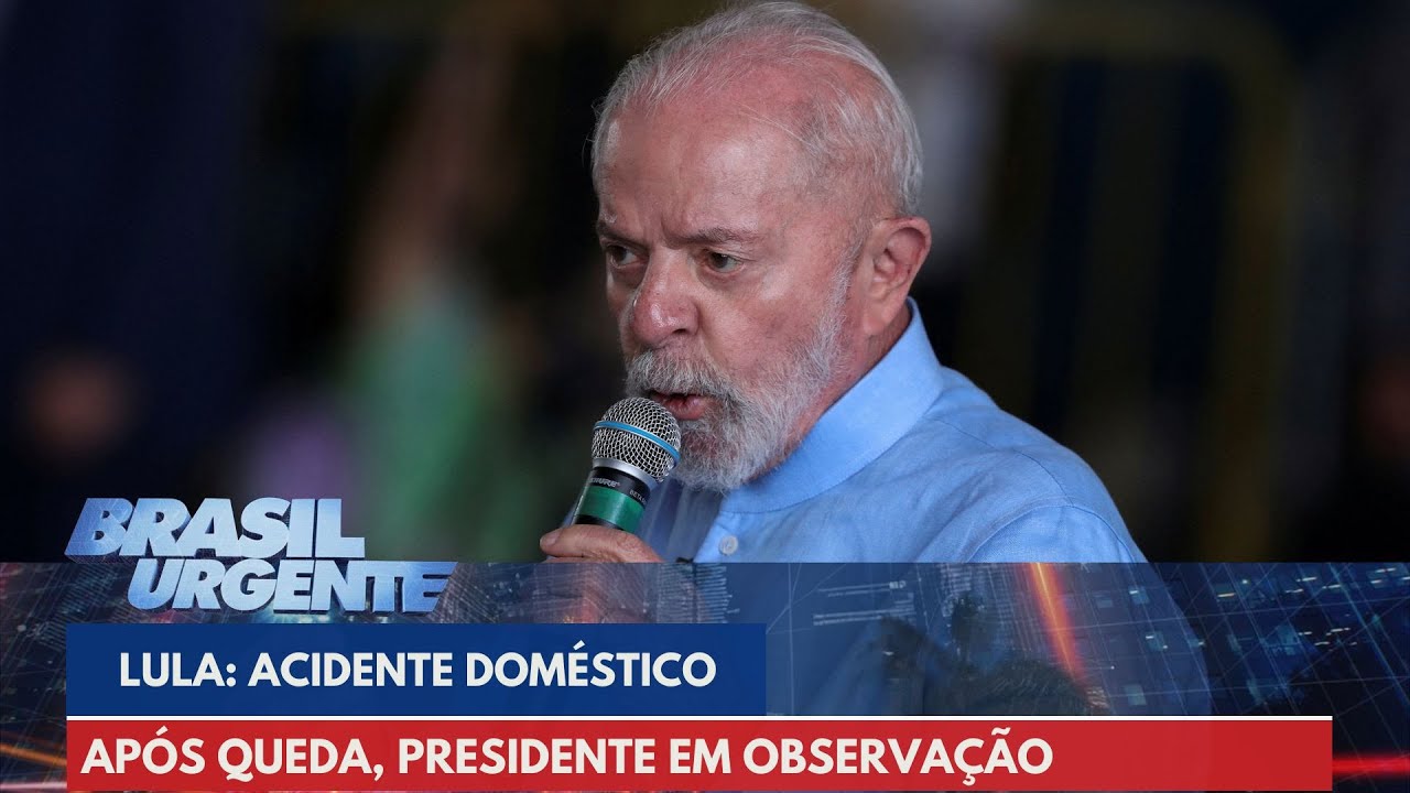 Após queda no banheiro, presidente Lula segue em observação | Brasil Urgente