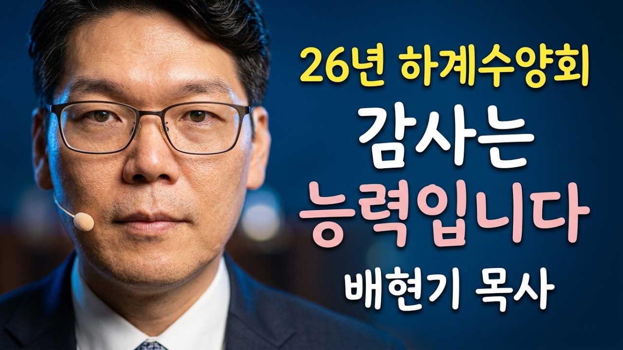 26년 하계수양회 특별집회] 3. 범사에 감사하라  / 배현기목사