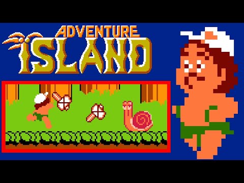 Adventure Island (NES, 1988) – Full Game Session 🐌🏝️🛹