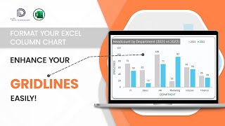 Download the video "Formatting Gridlines in a Excel Column Chart"