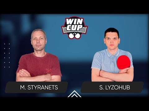 16:00 Mykhailo Styranets - Serhii Lyzohub West 3 WIN CUP 27.05.2024 | Table Tennis WINCUP