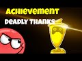 Achievement Deadly Thanks Agradecimento Mortal Red Ball 4