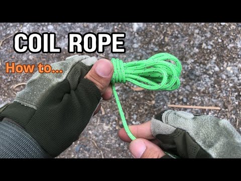 Easy Way How to Coil Rope - Simple and Detailed - Camping Knots