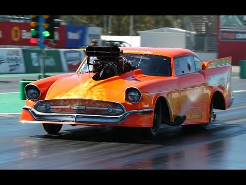 6.21 @ 228 NEW PB FOR WADE WAGSTAFF IN THE 57 CHEV