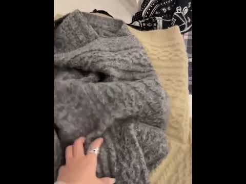 一字領麻花不對稱蝙輻袖